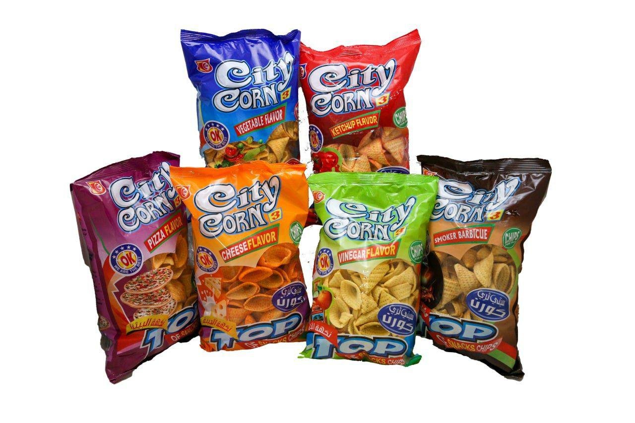 شيبسات city corn