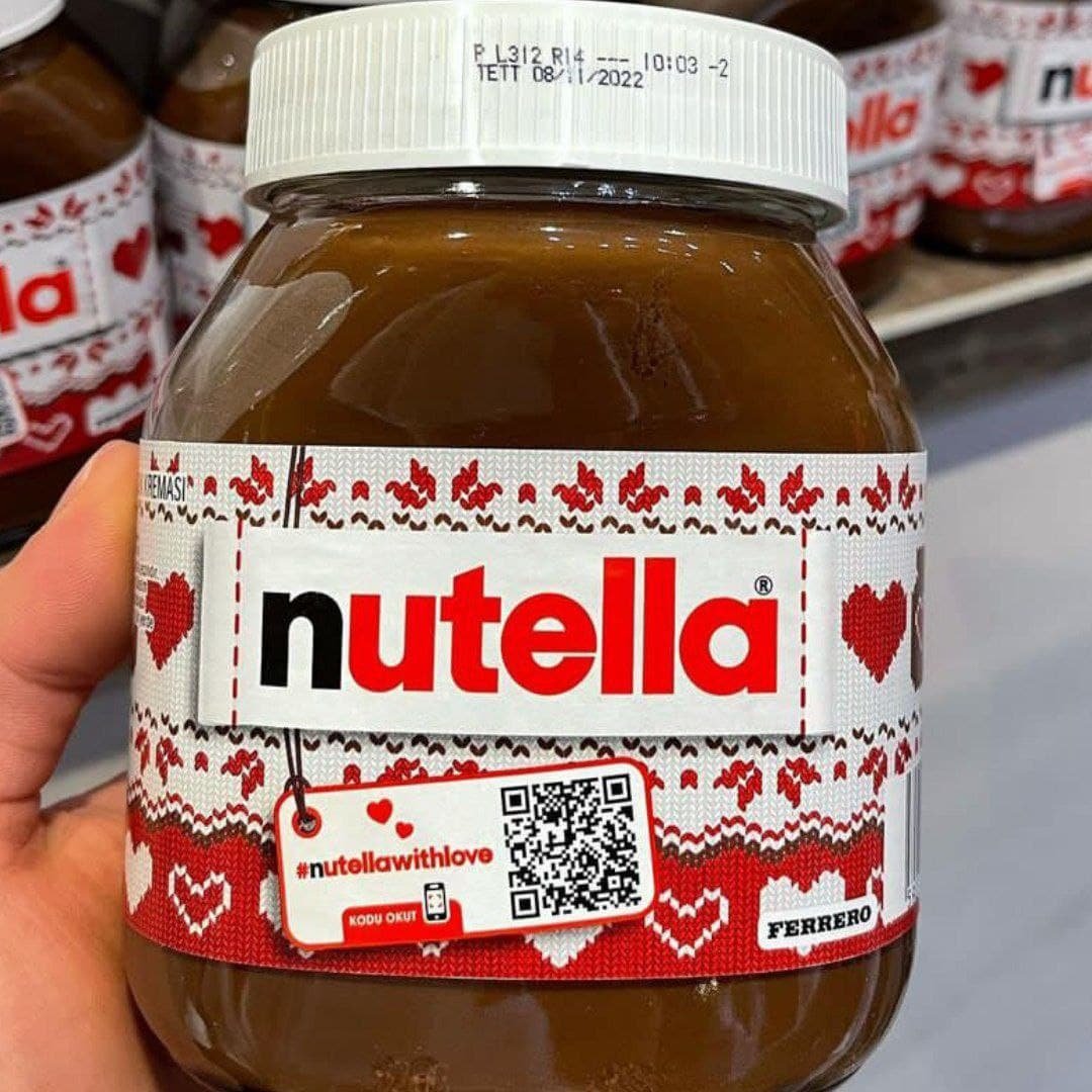 قطرميز نوتيلا نسخة الحب 750غ