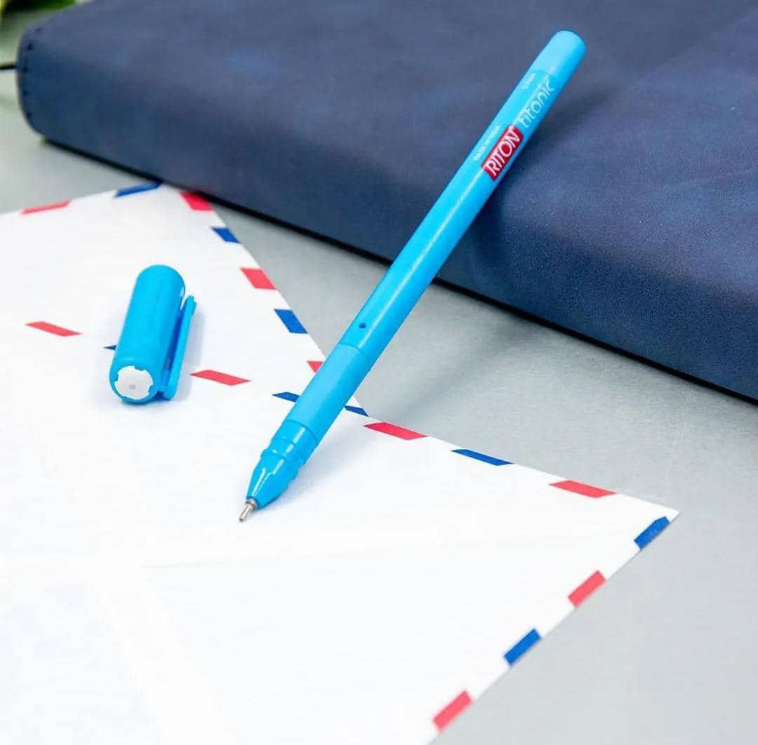 نص دزينة اقلام ازرق ناشف