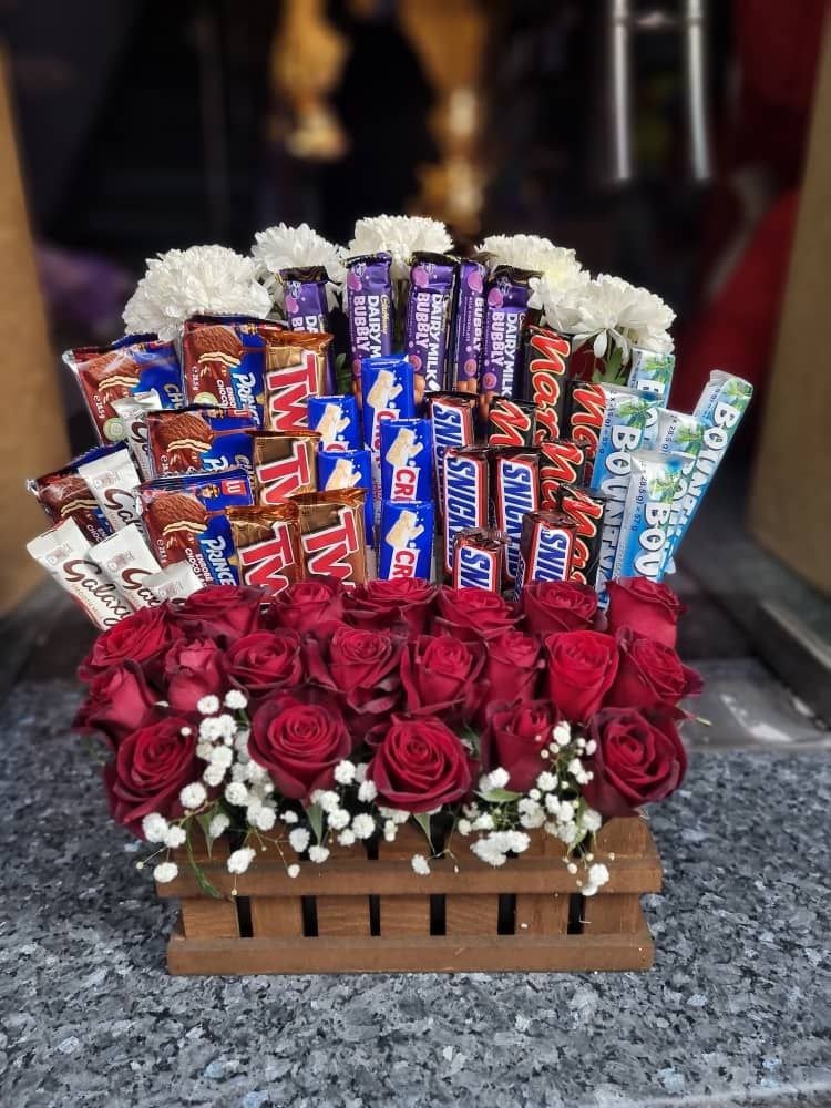 بوكس شوكولا ورد جوري