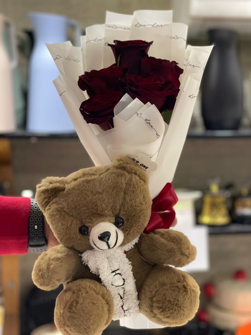 باقة جوري و دبدوب 1