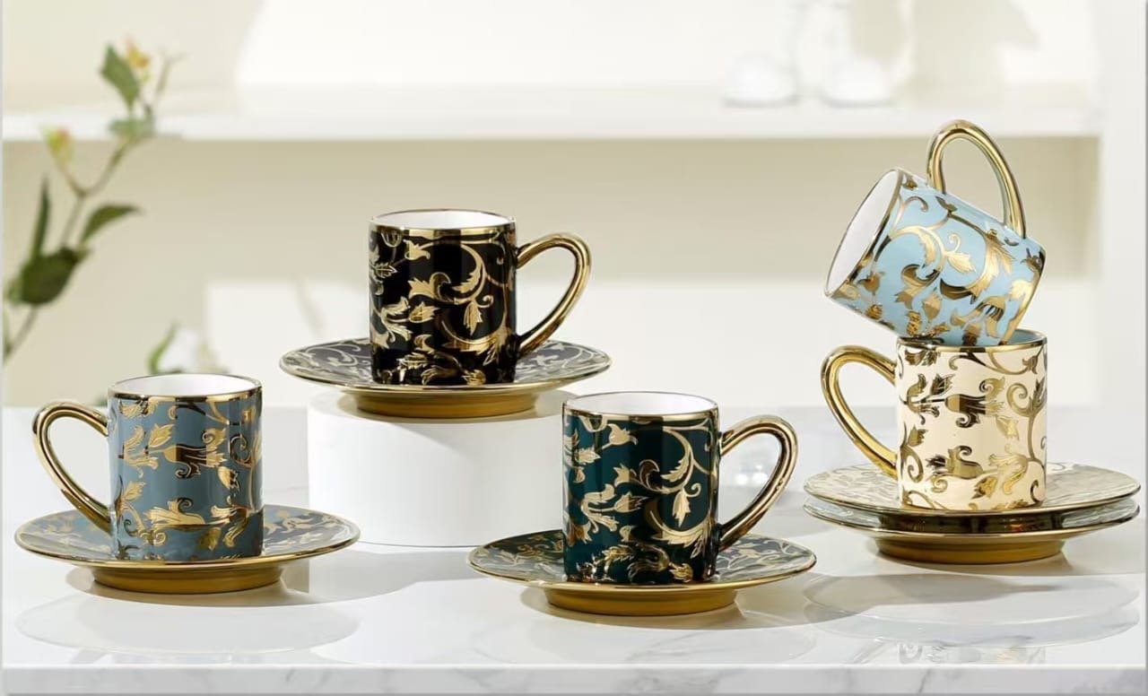 طقم قهوة 6 قطع موديل 2