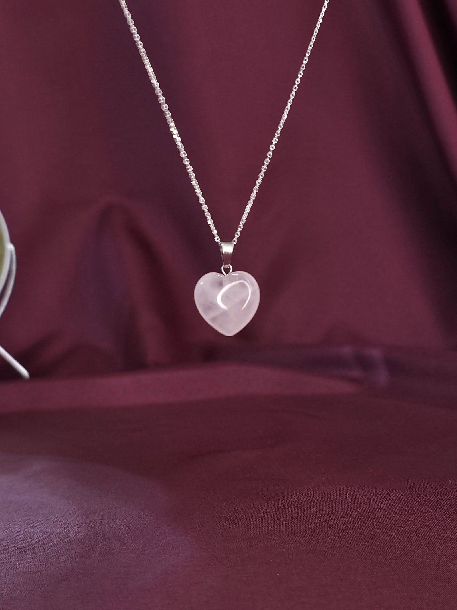 طوق قلب فضة 1