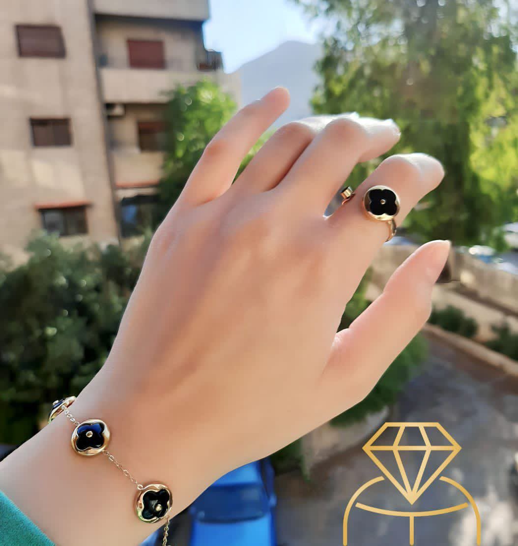 طقم بلاك و خاتم