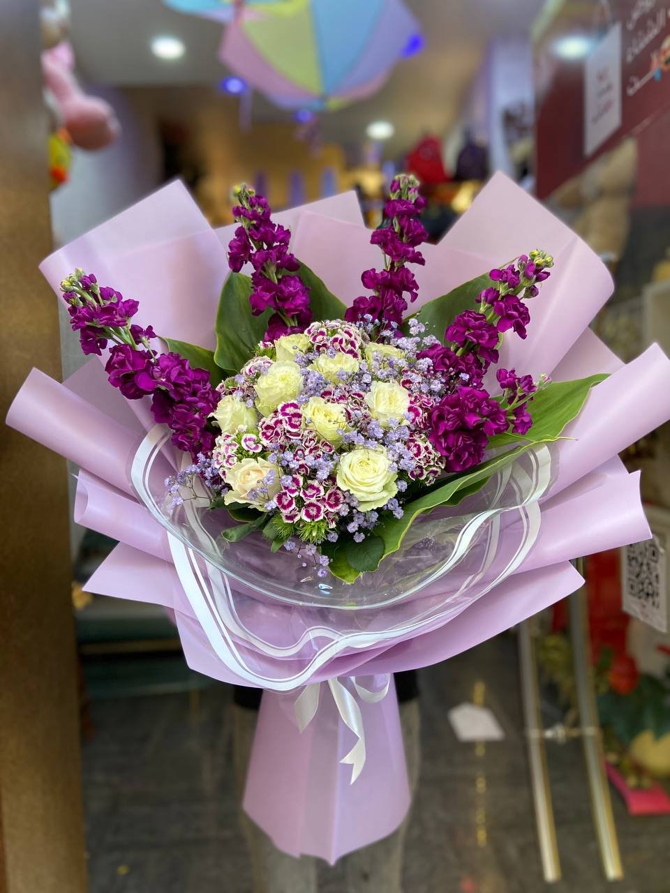 باقة ورد ملون 14 (دمشق_محافظات)